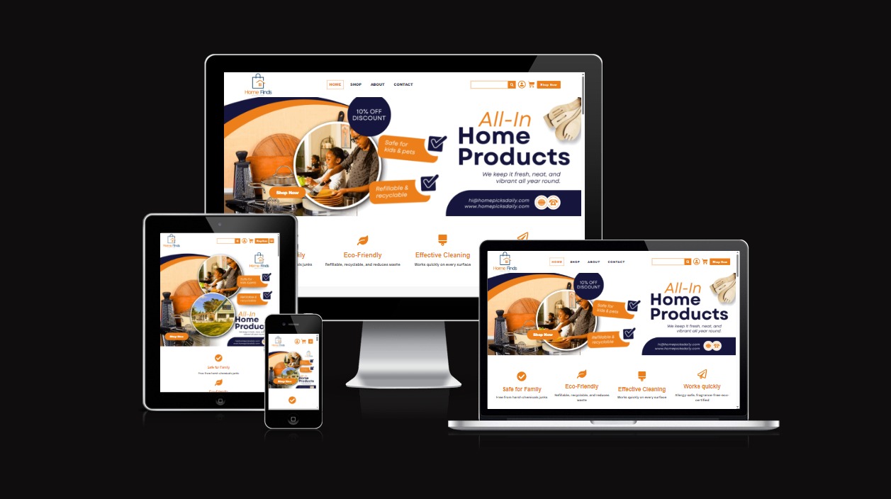 HomePicks Daily — WooCommerce Dropshipping Website